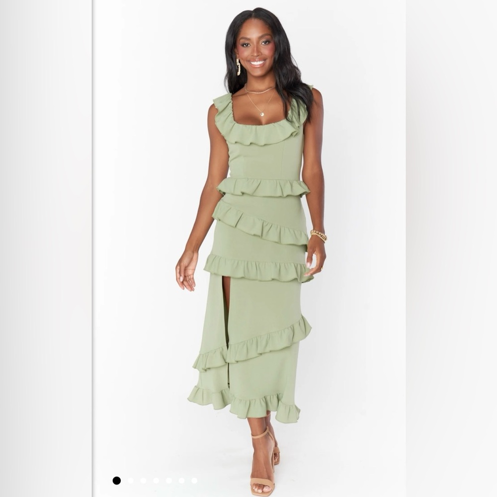 Show Me Your Mumu Greta Dress - Moss Green Size L